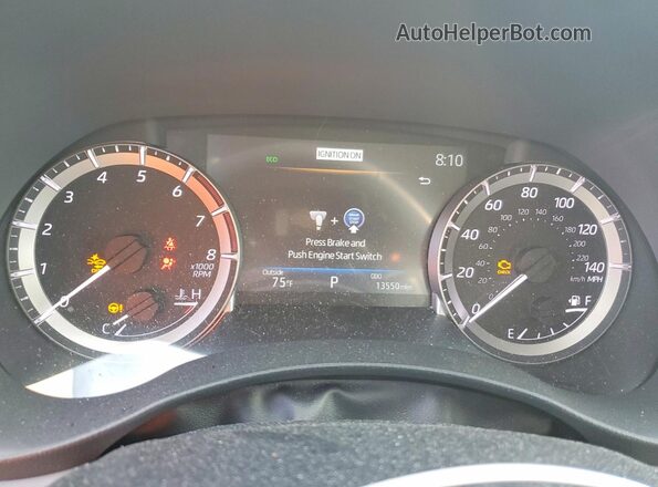 5TDKDRAHXPS503015 2023 TOYOTA HIGHLANDER Gray Instrument cluster view