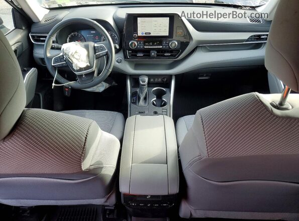 5TDKDRAHXPS503015 2023 TOYOTA HIGHLANDER Gray Dashboard view