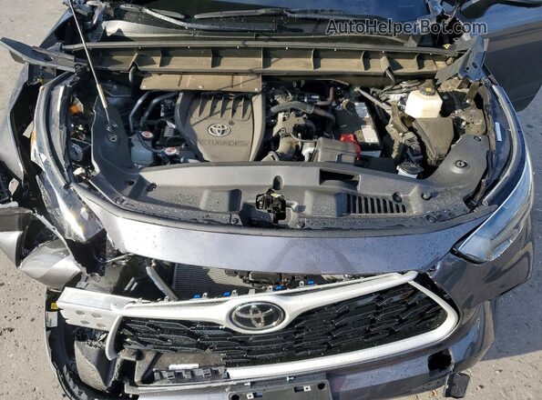 5TDKDRAHXPS503015 2023 TOYOTA HIGHLANDER Gray Engine compartment view