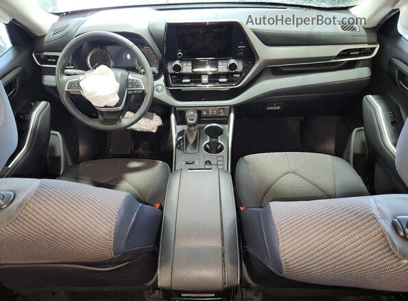 5TDKDRAHXPS504309 2023 TOYOTA HIGHLANDER Черный Вид панели приборов