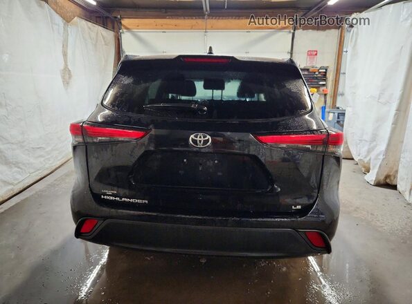 5TDKDRAHXPS504309 2023 TOYOTA HIGHLANDER Черный Вид сзади
