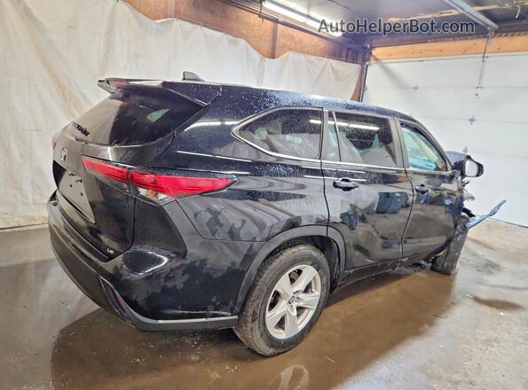 5TDKDRAHXPS504309 2023 TOYOTA HIGHLANDER Черный Задняя правая четверть