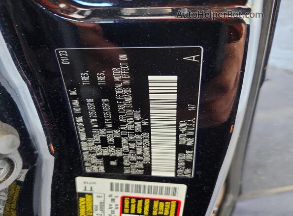 5TDKDRAHXPS504309 2023 TOYOTA HIGHLANDER Черный Панорамный вид салона 360°