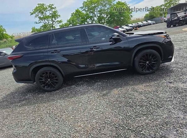5TDKDRAHXRS530993 2024 TOYOTA HIGHLANDER Black Widok wnętrza 360 stopni