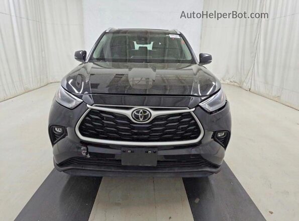 5TDKDRBH0PS029803 2023 TOYOTA HIGHLANDER Black Սալոնի հետևի տեսք