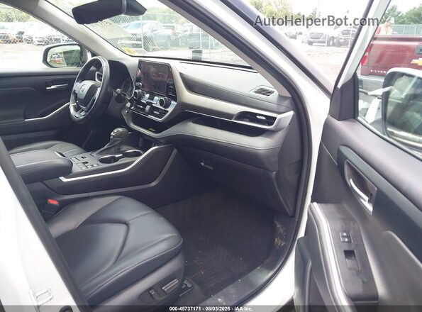 5TDKDRBH0PS515477 2023 TOYOTA HIGHLANDER White Widok wnętrza z przodu