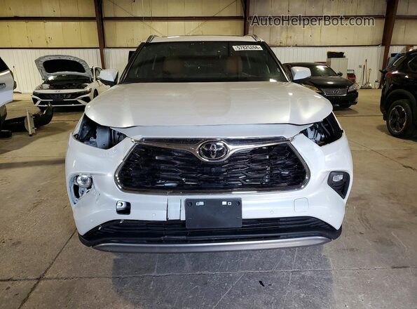 5TDKDRBH0SS581634 2025 TOYOTA HIGHLANDER Белый Вид спереди
