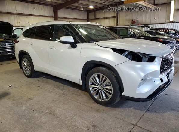 5TDKDRBH0SS581634 2025 TOYOTA HIGHLANDER Белый Передняя правая четверть