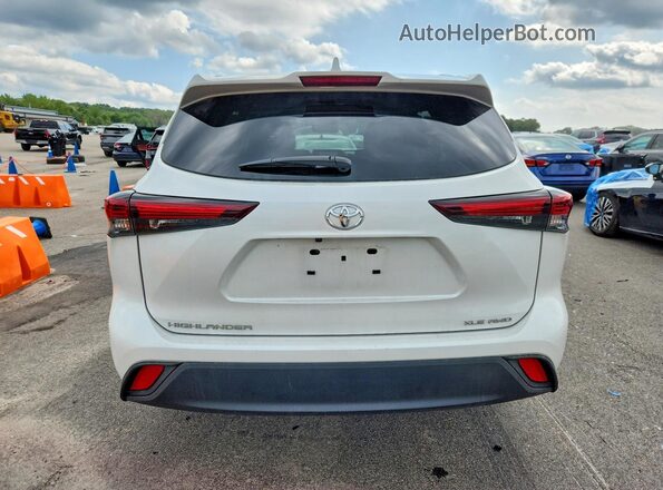 5TDKDRBH0TS608770 2026 TOYOTA HIGHLANDER White Vista trasera