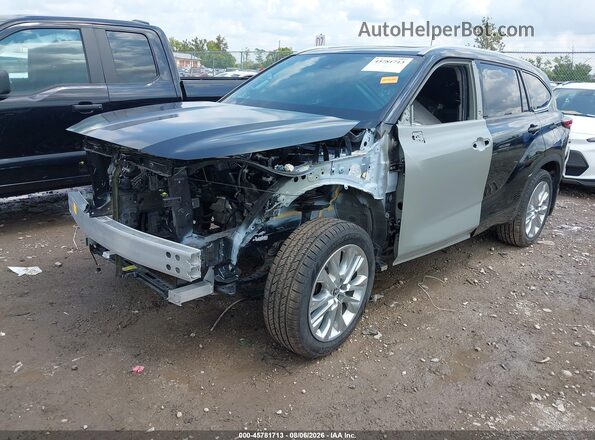 5TDKDRBH1PS018390 2023 TOYOTA HIGHLANDER Black Przód lewy