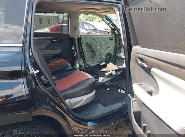 5TDKDRBH1PS018390 2023 TOYOTA HIGHLANDER Black Widok naklejki z numerem VIN