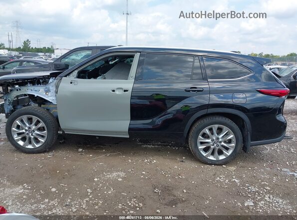 5TDKDRBH1PS018390 2023 TOYOTA HIGHLANDER Black Widok wnętrza 360 stopni