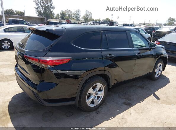 5TDKDRBH1PS038932 2023 TOYOTA HIGHLANDER Black Tył prawy