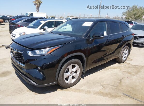5TDKDRBH1PS038932 2023 TOYOTA HIGHLANDER Black Przód lewy