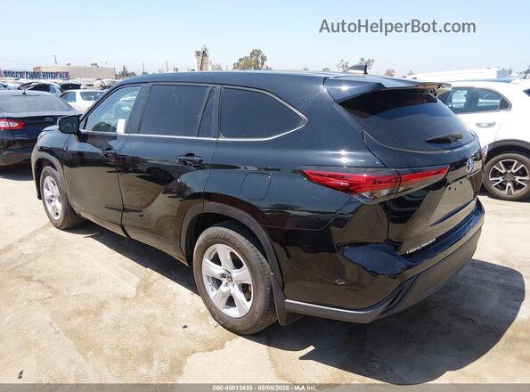 5TDKDRBH1PS038932 2023 TOYOTA HIGHLANDER Black Tył lewy
