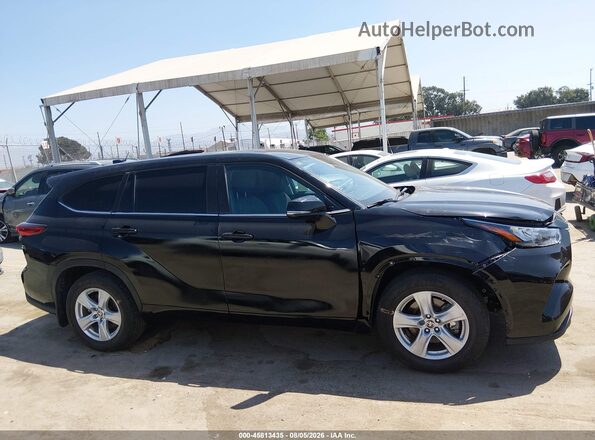 5TDKDRBH1PS038932 2023 TOYOTA HIGHLANDER Black Widok wnętrza z tyłu
