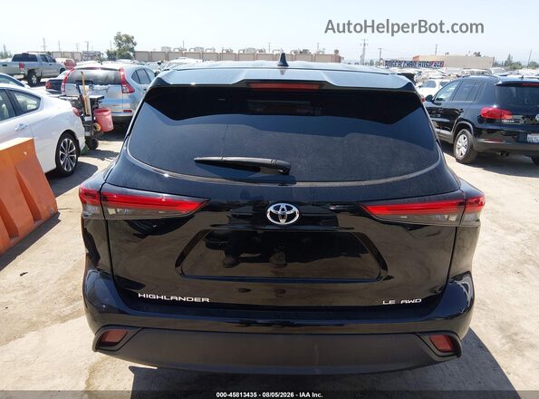 5TDKDRBH1PS038932 2023 TOYOTA HIGHLANDER Black 
