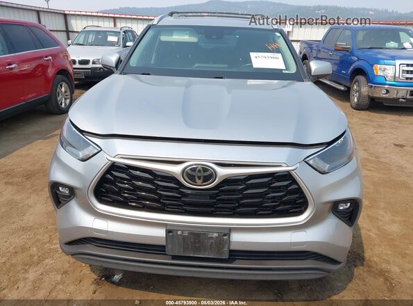 5TDKDRBH1PS047078 2023 TOYOTA HIGHLANDER Silver Սարքավորումների վահանակի տեսք
