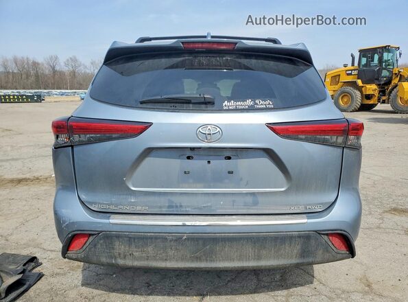 5TDKDRBH2PS031116 2023 TOYOTA HIGHLANDER Silver Հետևի տեսք