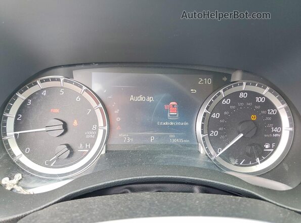 5TDKDRBH2PS031116 2023 TOYOTA HIGHLANDER Silver Սարքավորումների վահանակի տեսք