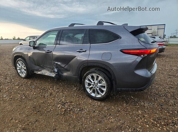 5TDKDRBH2PS035120 2023 TOYOTA HIGHLANDER Gray Задня ліва чверть