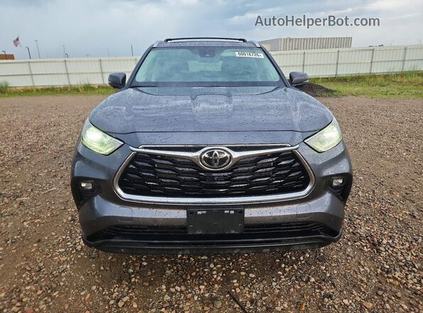 5TDKDRBH2PS035120 2023 TOYOTA HIGHLANDER Gray Вид спереду
