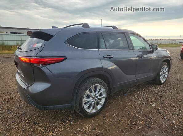 5TDKDRBH2PS035120 2023 TOYOTA HIGHLANDER Gray Задня права чверть