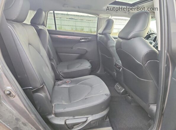 5TDKDRBH2PS035120 2023 TOYOTA HIGHLANDER Gray Вид задньої частини салону