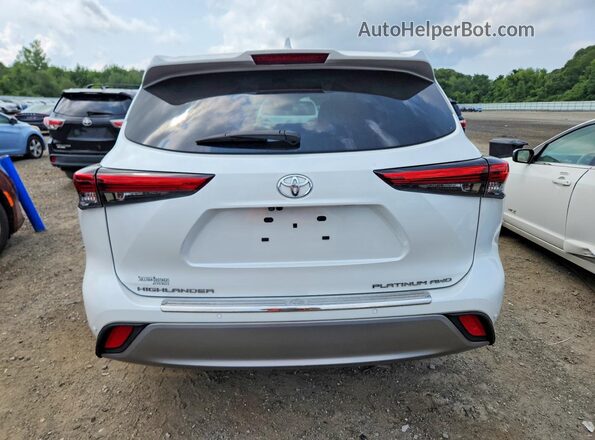 5TDKDRBH2PS040494 2023 TOYOTA HIGHLANDER White Հետևի տեսք