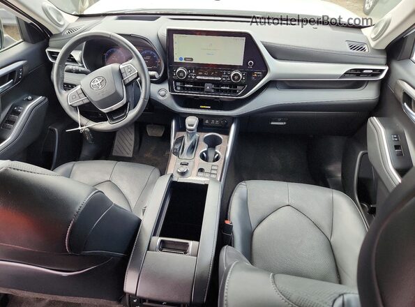5TDKDRBH2PS040494 2023 TOYOTA HIGHLANDER White Առջևի վահանակի տեսք