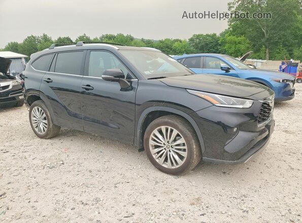5TDKDRBH2PS046537 2023 TOYOTA HIGHLANDER Black Przód prawy