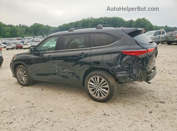 5TDKDRBH2PS046537 2023 TOYOTA HIGHLANDER Black Tył lewy