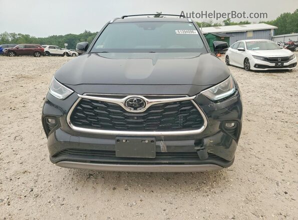 5TDKDRBH2PS046537 2023 TOYOTA HIGHLANDER Black Widok z przodu