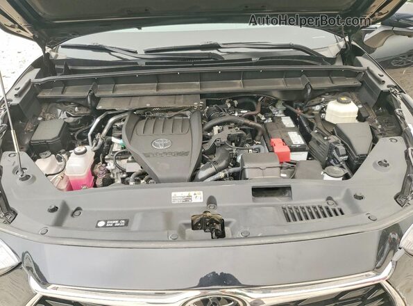 5TDKDRBH2PS046537 2023 TOYOTA HIGHLANDER Black Widok komory silnika