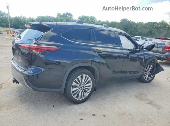 5TDKDRBH2RS548502 2024 TOYOTA HIGHLANDER Black Rear right