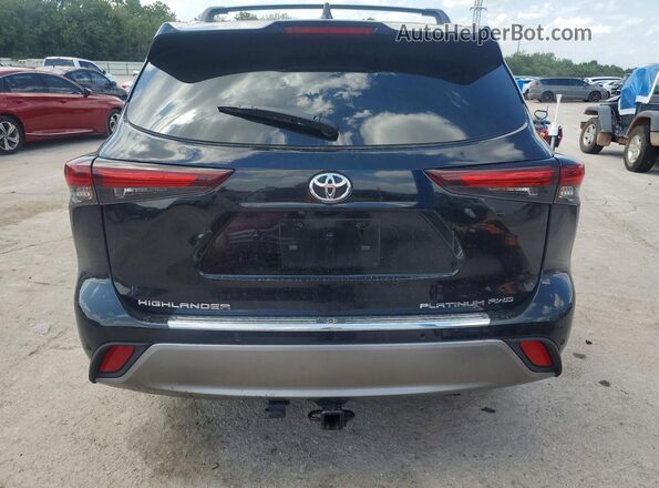 5TDKDRBH2RS548502 2024 TOYOTA HIGHLANDER Black Rear view