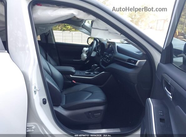 5TDKDRBH3RS536682 2024 TOYOTA HIGHLANDER White Widok wnętrza z przodu