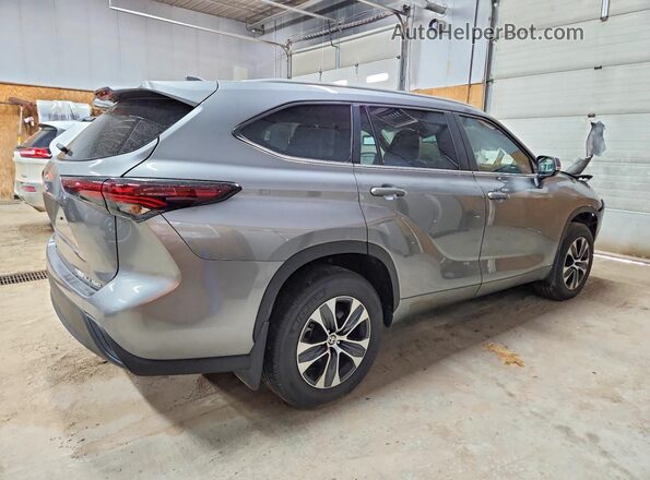 5TDKDRBH3SS592028 2025 TOYOTA HIGHLANDER Серый Задняя правая четверть
