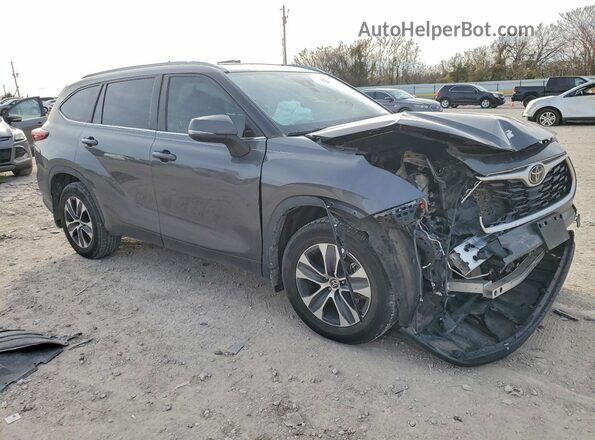 5TDKDRBH4PS503395 2023 TOYOTA HIGHLANDER Gray Вид спереду