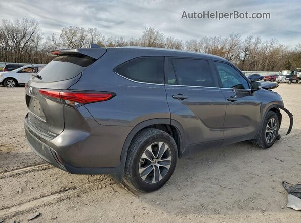 5TDKDRBH4PS503395 2023 TOYOTA HIGHLANDER Gray Задня права чверть