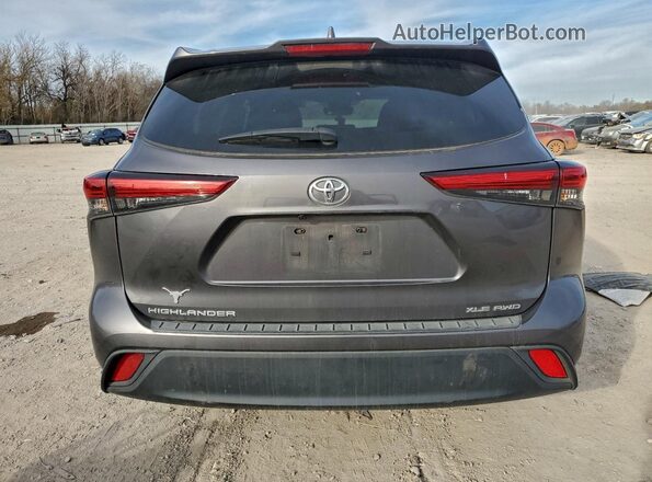 5TDKDRBH4PS503395 2023 TOYOTA HIGHLANDER Gray Вид панелі приладів