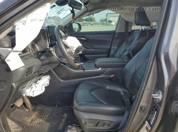 5TDKDRBH4PS503395 2023 TOYOTA HIGHLANDER Gray Вид задньої частини салону