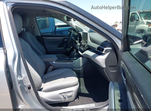 5TDKDRBH4PS515479 2023 TOYOTA HIGHLANDER Silver Вид салону спереду