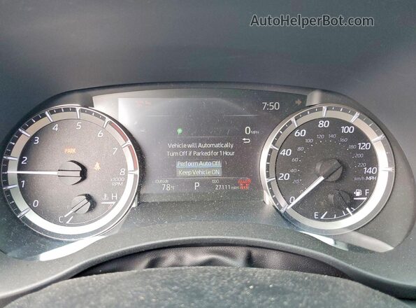 5TDKDRBH4RS558318 2024 TOYOTA HIGHLANDER Gray Vista del cuadro de instrumentos