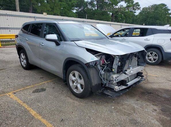 5TDKDRBH4SS576209 2025 TOYOTA HIGHLANDER Серебряный Передняя правая четверть