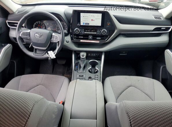 5TDKDRBH4SS576209 2025 TOYOTA HIGHLANDER Серебряный Вид панели приборов