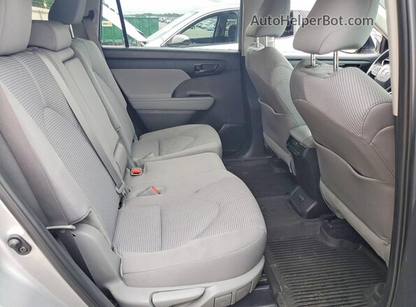 5TDKDRBH4SS576209 2025 TOYOTA HIGHLANDER Серебряный Вид задней части салона
