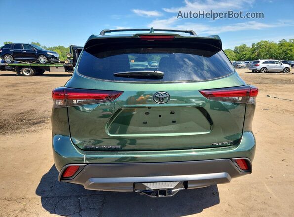 5TDKDRBH4SS584892 2025 TOYOTA HIGHLANDER Green უკანა ხედი