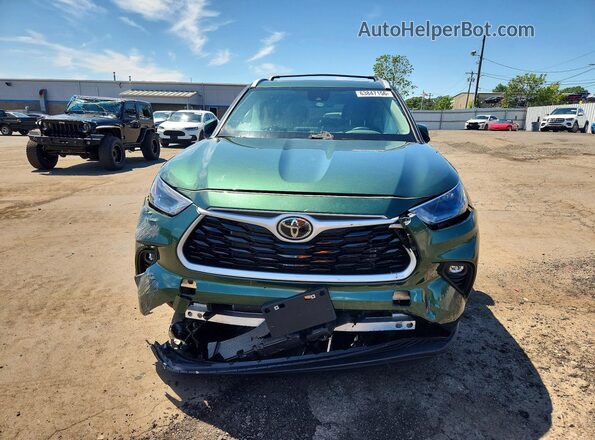 5TDKDRBH4SS584892 2025 TOYOTA HIGHLANDER Green წინა ხედი