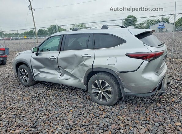 5TDKDRBH4SS591311 2025 TOYOTA HIGHLANDER Silver Rear left